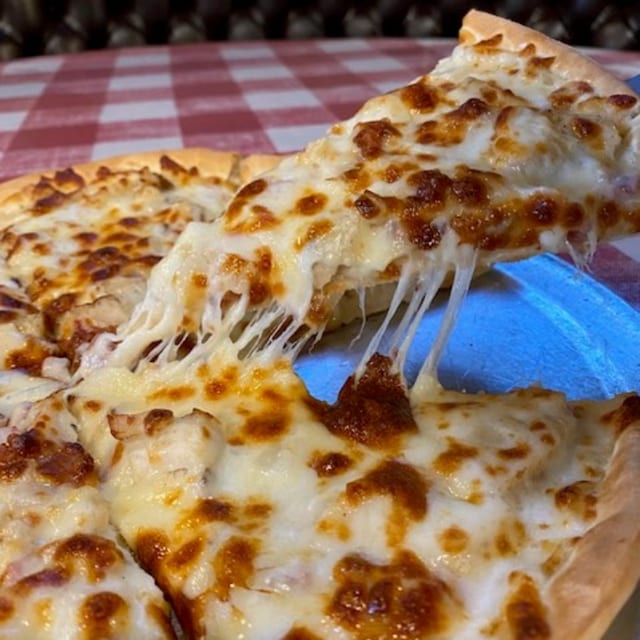 Chicken Bacon Ranch Pizza.