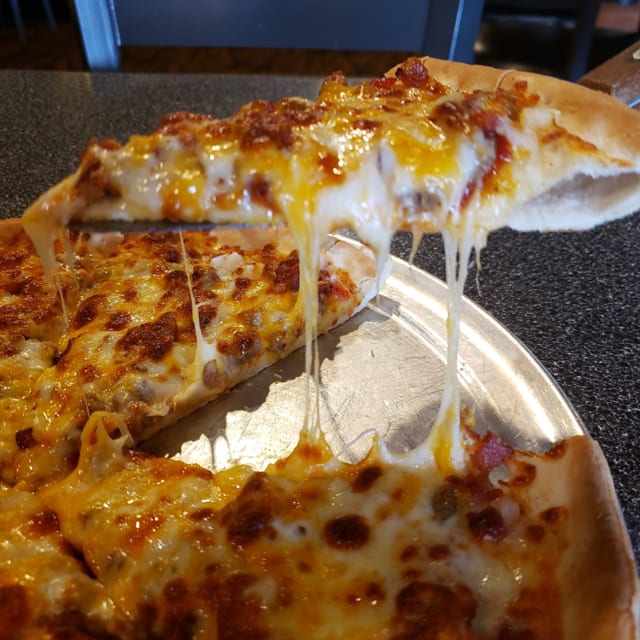 Bacon Cheeseburger Pizza.