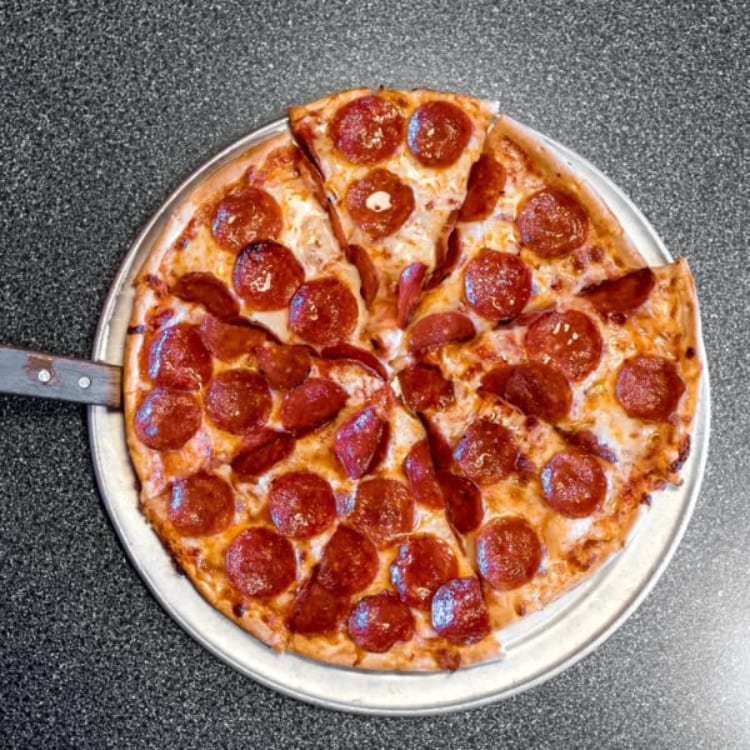 Triple Pepperoni Pizza.